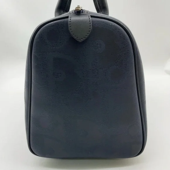 Christian Dior Trotter PVC Leather Navy Boston Bag - Picture 5 of 16